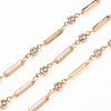 Handmade Brass Elongated Cable Chains CHC-S012-059-1