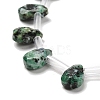 Dyed Natural African Turquoise(Jasper) Beads Strands G-Q167-A14-02-3