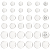 150Pcs 3 Style 304 Stainless Steel Stamping Blank Tag Cabochons STAS-UN0055-70-1