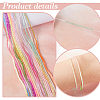 18 Strands 18 Colors Transparent Gradient Color Glass Beads Strands GLAA-PH0002-95-4