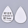 PU Leather Big Pendants FIND-R072-10-B07-2