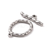 304 Stainless Steel Toggle Clasps STAS-A067-02P-2