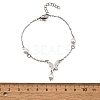 304 Stainless Steel Butterfly Link Bracelets BJEW-C098-01A-P-5