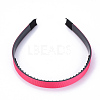 Hair Accessories Plain Plastic Hair Band Findings OHAR-S195-01A-1