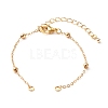 Handmade Brass Satellite Chain Bracelets Making Accessories AJEW-JB01025-02-1