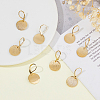4Pair Brass Leverback Earrings EJEW-HS00002-4