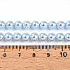 Baking Paint Pearlized Glass Pearl Bead Strands HY-N002-6mm-A05-5