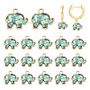 20Pcs Opaque Resin Imitation Shell Pendants RESI-AR0001-32-1