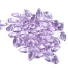 5Pcs Transparent Glass Beads X-GLAA-PW0001-25T-1