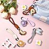 PU Leather Letter Pendant Decoration HJEW-YWC0002-001A-5