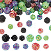 ARRICRAFT 88Pcs 11 Style Resin Rhinestone Beads RESI-AR0001-40-1