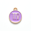 Alloy Enamel Pendants ENAM-S124-01A-01B-2