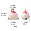 2Pcs Brass Enamel Charms KK-YW0001-91-3