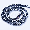 Electroplate Glass Beads Strands LS-EGLA-A044-P4mm-B18-2
