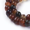 Dyed Natural Agate Beads Strands G-F595-D04-3