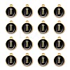 Golden Plated Alloy Charms X-ENAM-S118-02I-2