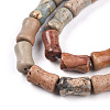 Natural Aqua Terra Jasper Beads Strands G-T140-93-3