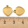 Ion Plating(IP) 304 Stainless Steel Pendant Cabochon Settings STAS-P365-11G-3