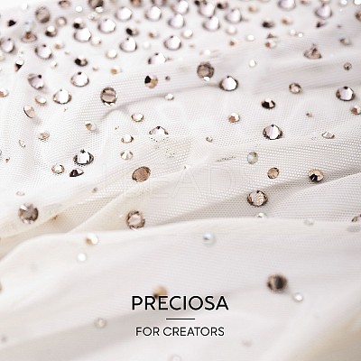 Preciosa&reg MAXIMA Crystal No Hotfix Flatback Stones Y-PRC-NSS8-70020-200-1