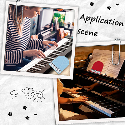 2Pcs 2 Styles Velvet & Microfiber Piano Wiping Gloves AJEW-CN0006-28-1