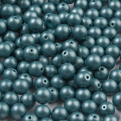 Baking Paint 3/0 Glass Seed Beads SEED-A034-02B-1