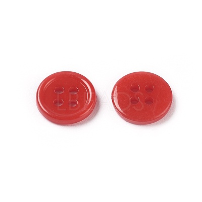 Acrylic Sewing Buttons X-BUTT-E076-A-M-1