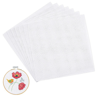 11CT Cotton Cross Stitch Fabric LS-DIY-WH0032-31B-01-1