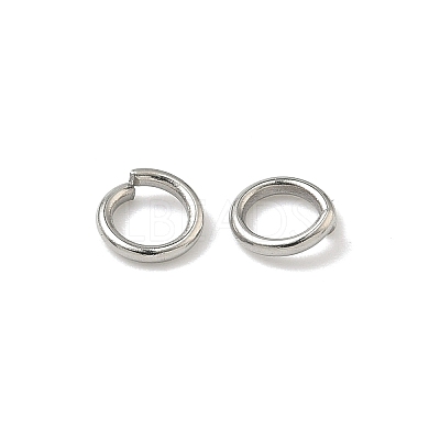 Tarnish Resistant 304 Stainless Steel Open Jump Rings STAS-E067-07-6mm-1