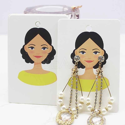 Paper Earring Display Cards DIY-B061-04A-1