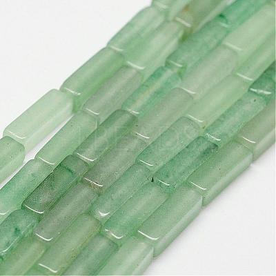 Natural Green Aventurine Beads Strands G-N0175-06-4x13mm-1