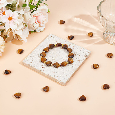 1 Strand Natural Tiger Eye Beads Strands G-OC0005-79-1