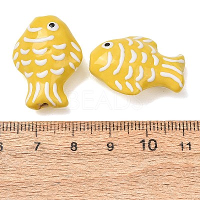 Handmade Porcelain Beads PORC-K010-08H-1