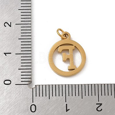 304 Stainless Steel Charms
with Jump Ring STAS-R001-02G-F-1