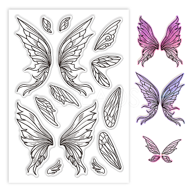Custom Summer Theme PVC Plastic Clear Stamps DIY-WH0631-0240-1