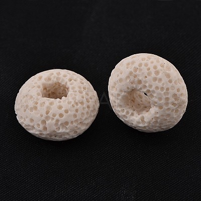 Lava Rock Gemstone European Beads GGDA007-1-1