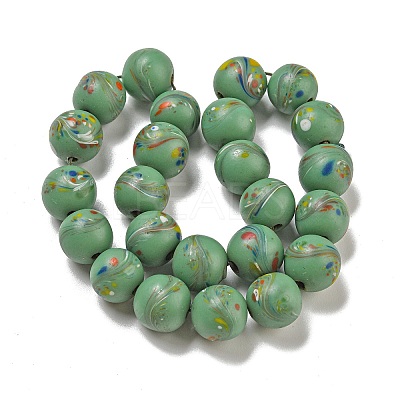 Handmade Lampwork Beads Strands BLOW-D006-07A-1
