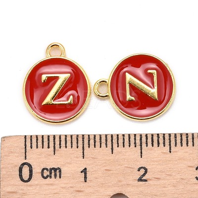 Golden Plated Alloy Enamel Charms X-ENAM-S118-03Z-1