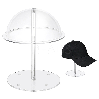 Acrylic Hat Display Stands ODIS-WH0086-211-1