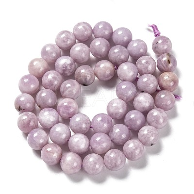 Natural Lepidolite Beads Strands G-H247-11D-1