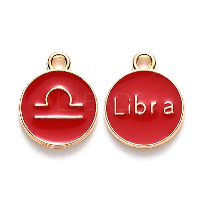 Alloy Enamel Pendants LS-X-ENAM-S124-01A-07K-1