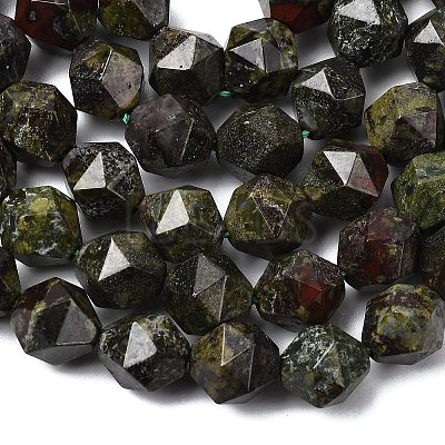 Natural Dragon Blood Beads Strands G-Z119-A17-03-1