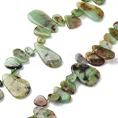 Natural Chrysoprase Beads Strands G-F645-16-01-1