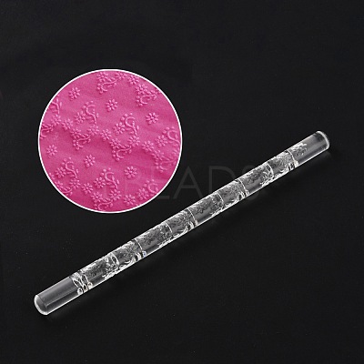 Acrylic Clay Pattern Rollers AJEW-F055-06D-1