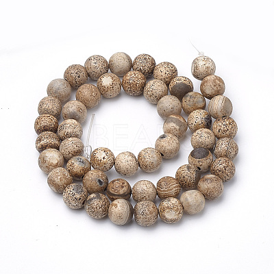 Dyed Natural Agate Beads Strands LS-G-Q462-130D-6mm-1