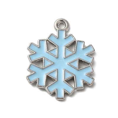 Winter Theme Alloy Enamel Pendants LS-ENAM-M002-05V-P-1