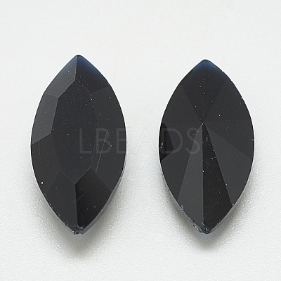Pointed Back Glass Rhinestone Cabochons RGLA-T083-5x10mm-02-1