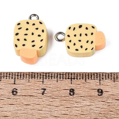 Handmade Polymer Clay Pendants CLAY-Q253-07P-03-1