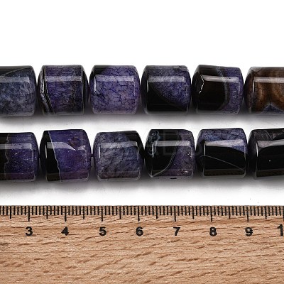 Natural Agate Beads Strands G-F820-P01-01B-1