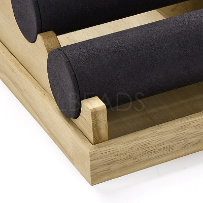 3 Layer Wood Jewelry Bracelet Displays Stands RDIS-K003-02A-1