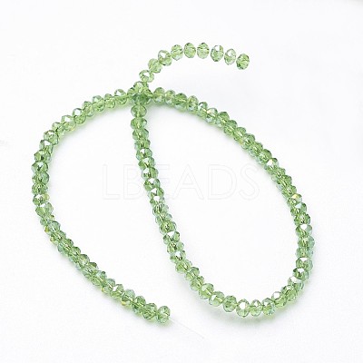 Electroplate Glass Beads Strands LS-EGLA-D020-3x2mm-23-1
